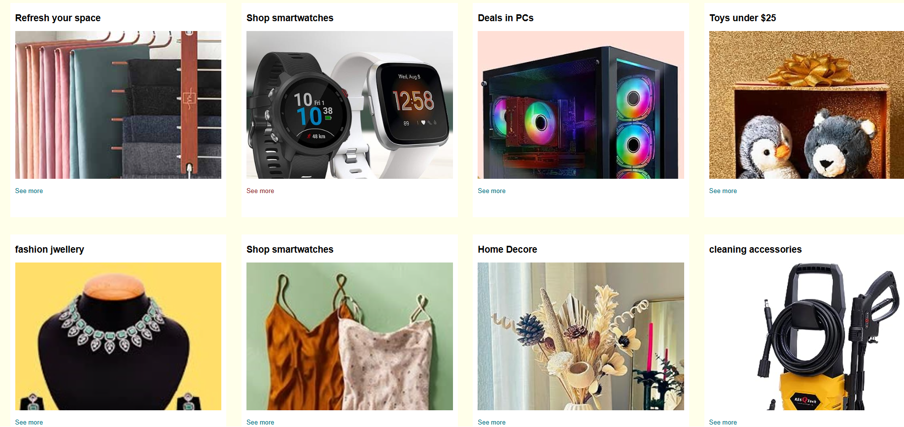 E-Commerce Website Clone Screenshot 2